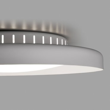 Faro Dolme - plafondverlichting - Ø 40 x 7 cm - 24W LED incl. - mat wit