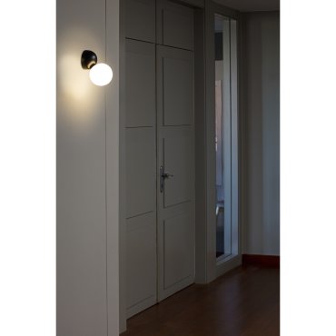 Faro Joy - wandverlichting - 10 x 13,2 x 15,6 cm - 3W LED incl. - mat zwart