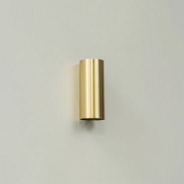 Artdelight Roulo2 - wandverlichting -  Ø 6,5 x 15,4 cm - mat goud