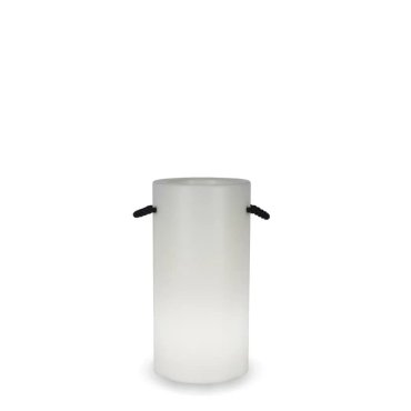 New Garden Palma - flessenhouder met licht op zonne-energie - inclusief afstandsbediening - Ø 35 x 70 cm - RGB + wit 5W dimbare LED incl. - IP65 - wit