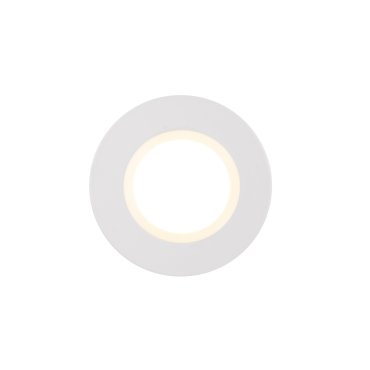 Nordlux Siege - inbouwspot - Ø 85 mm, Ø 72 mm inbouwmaat - 4,7W LED incl. - IP65 - wit