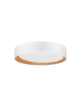 Nova Luce Stake - plafondlamp - Ø 35 x 7 cm - 30W dimbare LED incl. - zandwit