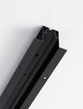 Nova Luce Buxton L - magnetisch verzonken profiel  - 200 x 8,1 x 6,1 cm - zwart