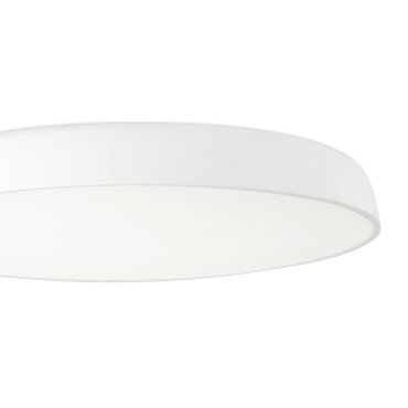 Faro Mega - plafondverlichting - Ø 75 x 11 cm - 52W dimbare LED incl. - mat wit