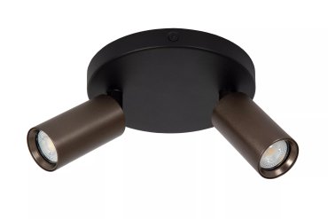 Lucide Ritmo - opbouwspot 2L - Ø 15 x 11,1 cm - koffie