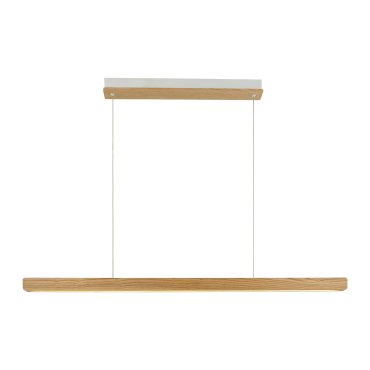 Nordlux Ilgas - hanglamp - 115 x 200 x 4,4 cm - 47W dimbare LED incl. - hout