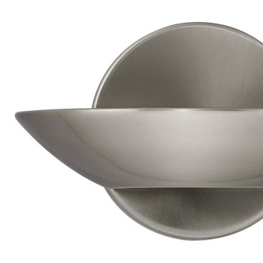 Searchlight Wall - wandverlichting - 17 x 11 cm - 8W LED incl. - satijn zilver
