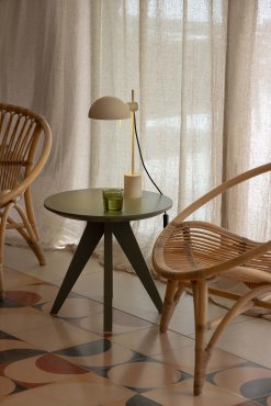 Faro Matilda - tafellamp - 19,6 x 8 x 43 cm - beige