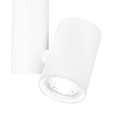Nova Luce Bernardo - opbouwspot - Ø 6 x 29 cm - wit