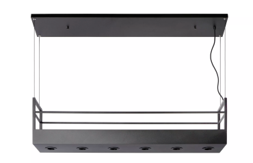 Lucide Miravelle - hanglamp - 110 x 22 x 160 cm - zwart