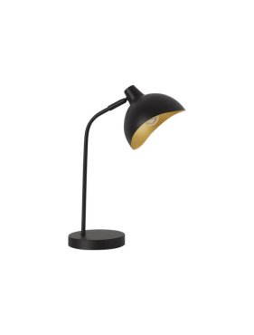 Nova Luce Geti - tafellamp -  Ø 13 x 2,5 cm - zwart en goud