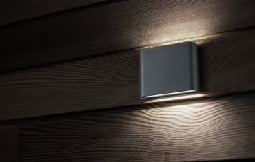 Nova Luce Soho - buiten wandverlichting - 18,5 x 3 x 10 cm - 2 x 5W LED incl. - IP54 - donkergrijs