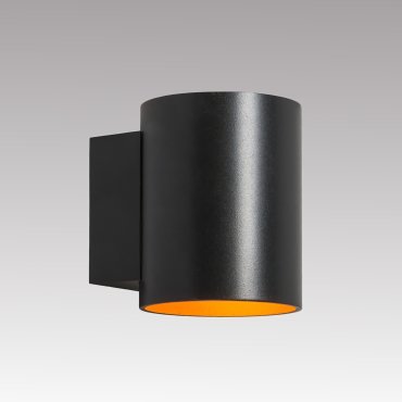 SHOWROOMMODEL - Zuma Line Sola WL Round Next - wandverlichting - 10,2 x 8 x 9,8 cm - zwart en goud