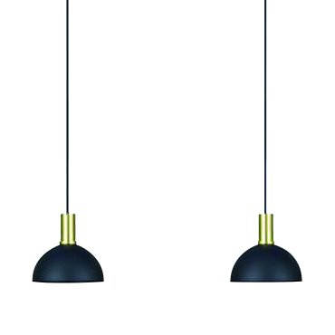ONE Light E27 Round 2L – hanglamp - Ø 20 x 219,5 cm - geborsteld messing