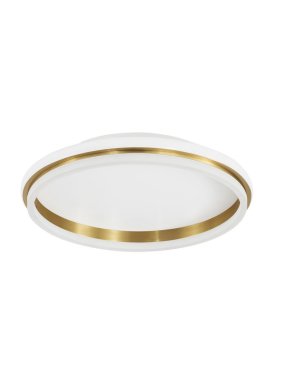 Nova Luce Willow - plafondlamp - Ø 45 x 6 cm - 38W LED incl. - goud