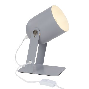 Brilliant Yan - tafellamp - 29 cm - grijs