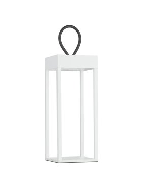 Nova Luce Lucia - oplaadbare tafellamp - 12 x 30 x 12 cm - 4W LED incl. -  IP54 - zandwit