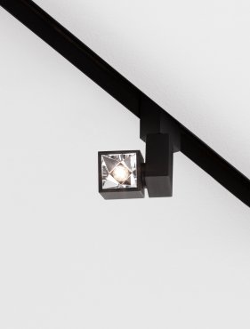 Nova Luce Buxton L - magnetisch railsysteem armatuur - 3,6 x 5,7 x 10,5 - 2,5W LED incl. - zwart