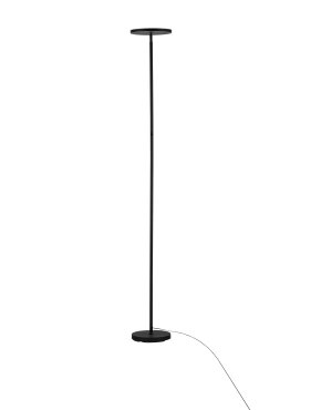 Nova Luce Sinkro - vloerlamp - 25 x 180,6 cm - 30W dimbare LED incl. - zandzwart