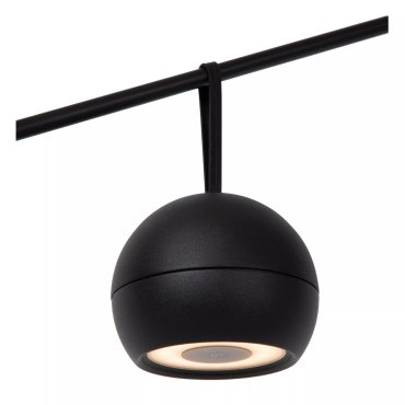 Lucide Lunex buitenlamp - oplaadbaar via USB-kabel - 10,2 x 10,9 x 11 cm - 2W dimbare LED incl. - IP54 - zwart