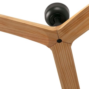 Faro Klim M - plafondventilator - Ø 125 cm - mat zwart en den