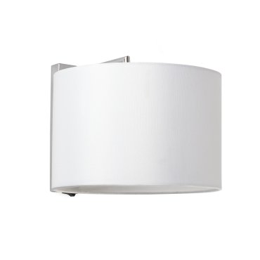 Faro Sahara - wandverlichting met schakelaar - 20 x 25 x 21 cm - wit en chroom