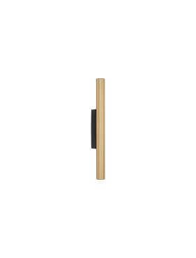 Nova Luce Paron - wandlamp - 2,5 x 30 x 7 cm - 11W LED incl. - zandzwart en goud