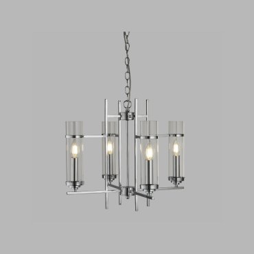 Searchlight Milo - luster - Ø 49 x 92 cm - chroom