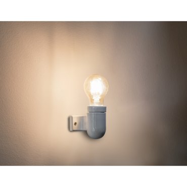 Faro Sera - wandverlichting - 4,8 x 7,5 x 7,6 cm - glanzend wit