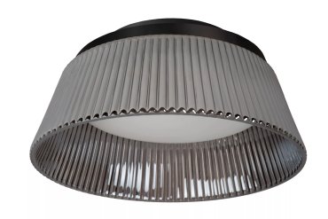 Lucide Vixi - plafondlamp - Ø 35 x 17,5 cm - 17,6W dimbare LED incl. - gerookt