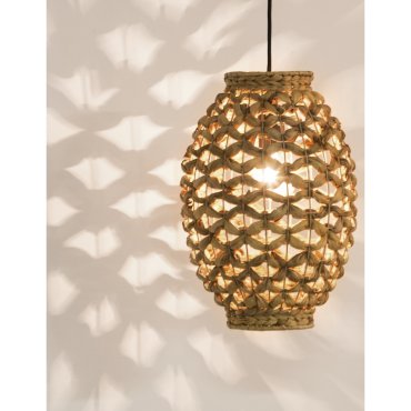 Nova Luce Griffin - hanglamp - Ø 24,5 x 215 cm - lichtbruin