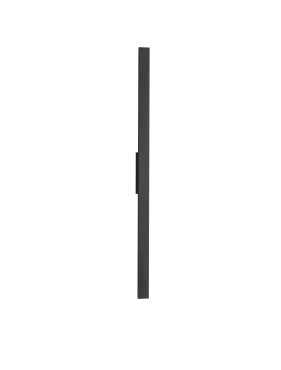 Nova Luce Doul - buiten wandverlichting - 5,3 x 121 x 6 cm - 20W LED incl. - IP65 - zandzwart