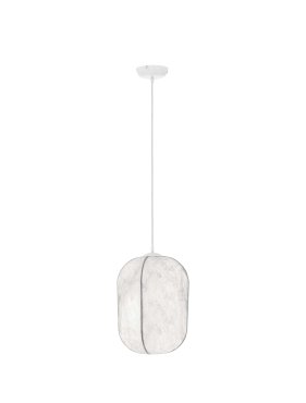 Nova Luce Pierida - hanglamp - Ø 30 x 210 cm - zandwit