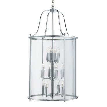 Searchlight Victorian Lanterns - luster - Ø 54 x 160 cm - chroom