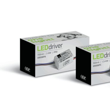 ONE Light Mini Series Drivers - 230V - 700mA - 2-6W - IP66 - niet dimbaar