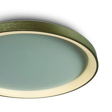 ONE Light LED Decorative - plafondverlichting - Ø 58 x 5,7 cm - 48W LED incl. - geborsteld goud