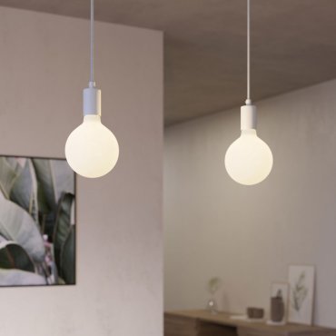 Creative Cables - hanglamp 2L - 67,5 x 120 cm - wit