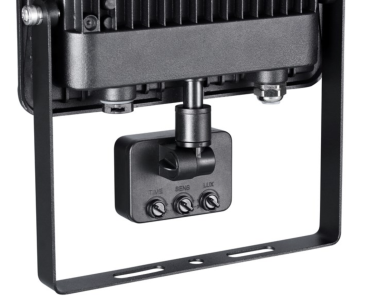 Sylvania Start Flood Flat - verstraler met infraroodsensor - 15,6 x 20,1 x 5,7 cm - 28W - IP54 - zwart