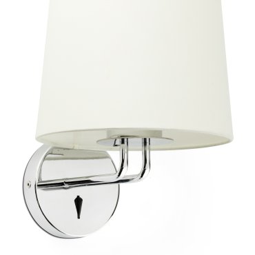 Faro Montreal - wandverlichting - 21,5 x 19 x 32 cm - beige en chroom