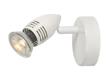 Lucide Caro 1 - opbouwspot - 9 x 13 x 9 cm - 5W LED incl. - wit