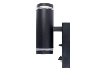 Integral LED Malaga - buiten wandlamp met bewegingssensor - 6,8 x 11,6 x 21,6 cm - IP54 - zwart