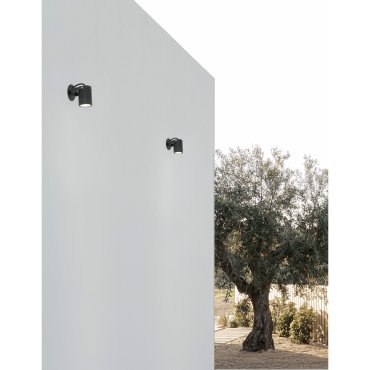Nova Luce Fend - grondspot - 9 x 6,5 x 15 cm - 10W LED incl. - IP65 - zwart