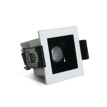ONE Light Shop Square Boxes - inbouwspot - 45 x 45 mm, 36 x 36 mm inbouwmaat - 2W dimbare LED incl. - wit