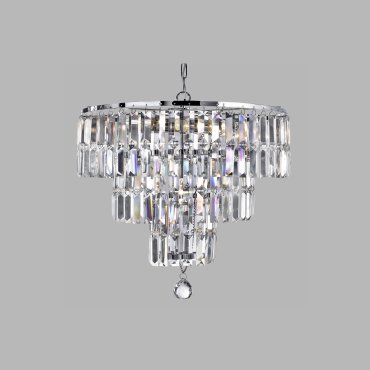 Searchlight Empire - luster - Ø 48 x 97 cm - chroom