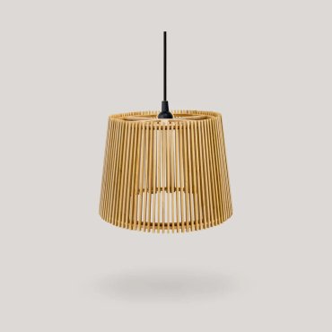 New Garden Okinawa 40 - hanglamp - Ø 39 x 28 cm - IP44 - bruin
