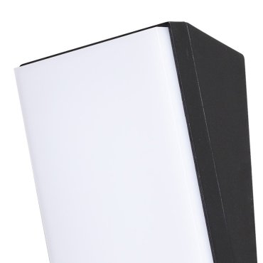 Nova Luce Keen - buiten wandverlichting - 9 x 7 x 18 cm - 12W LED incl. - IP65 - zwart