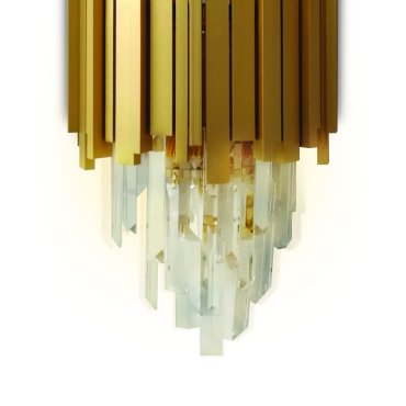 ONE Light Retro Classic - buiten wandverlichting - 26 x 35 cm - messing