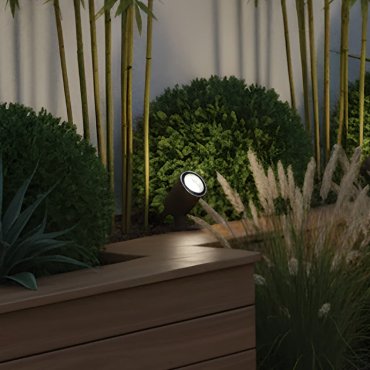VK Lighting Sui - opbouw grondspot - Ø 7 x 9,8 cm - 12W LED incl. - IP65 - groen