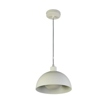 Searchlight Mars - hanglamp - Ø 25 x 150 cm - mat crème