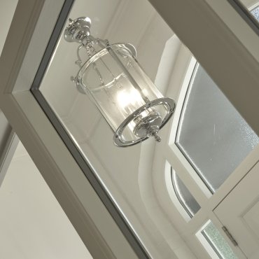 Searchlight Lanterns - luster - Ø 25 x 155 cm - chroom